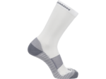 Socks Aero Crew White   Quarry   Quiet Shade