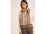 Foulard en soie imprimé cachemire