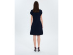 Robe courte en maille nocturne