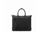 Le cuir lisse sac cabas zippe