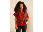 Chemise oversize à manches courtes
