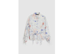 Chemise À Manches Longues En Tissu – Femme