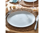 6 assiettes plates 25cm granit Pampille