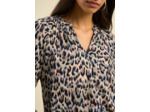 Blouse fluide imprimée léopard