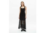 Robe longue a bretelles black