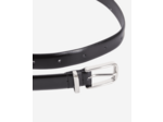 Ceinture en cuir glacé noir black