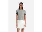 T-shirt manches courtes avec print grey melange