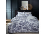 Drap housse 4 CONTINENTS - Blanc/bleu