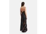 Robe longue diagonale black