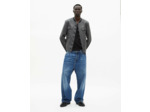 Veste droite style officier dark grey