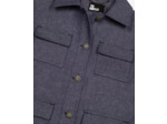 Veste courte 4 poches a rabat blue