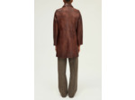 Manteau en cuir vieilli - MYRTILLE