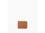 Porte monnaie zippé Maurice en cuir lisse