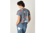 T-shirt fleur jeans