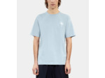 T-Shirt Bleu Ciel Avec Broderie Palm Tree lavender