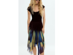 Robe À Manches Courtes En Maille – Femme