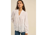 Chemise ample détails romantiques