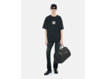 T-Shirt Noir Sérigraphie Histoire De Famille black washed