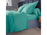 Housse de couette Harmonie Satin de coton coloris Turquoise