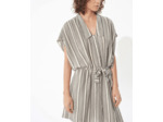 Robe rayure noire