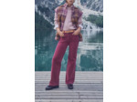 Pantalon flare en velours LUNA