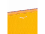 Compagnon zippé Emilie en cuir signature T