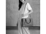 Grand sac à main Romy en cuir grainé