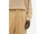 Pantalon a taille elastique beige