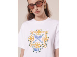 T-Shirt Taraclub Blanc en Coton