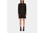 Robe Chemise Noire Courte Avec Nœud black