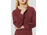 Robe Rossini Bordeaux en Polyester
