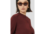 Gilet Ginno Bordeaux en Laine Merinos Extrafine