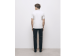 T-shirt manches courtes avec print sur le devant white