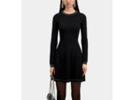 Robe Evasee Et Details De Studs black