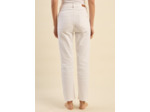 Jean droit taille haute cinq poches