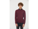 Sweat basique en coton bio gratté et print poitrine