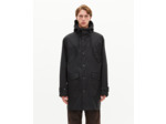 Parka à traitement déperlant à capuche noire black