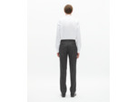 Pantalon de costume en laine droit gris grey