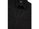 Chemise style western noire black