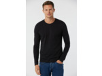 T-shirt manches longues col rond broderie poitrine