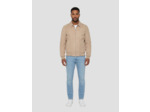 Blouson casual, cuir de chèvre velours