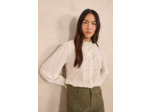 Jean large et cropped en coton mélangé MAE