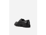 Derbies en cuir noir avec lacets black