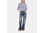 Jean droit blue electric