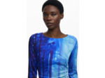 Robe À Manches Longues En Tissu – Femme