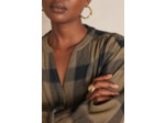 Blouse à carreaux SAMANTHA 100% coton