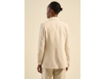 Veste de tailleur contenant du lin