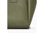 Grand sac cabas Elena en cuir grainé