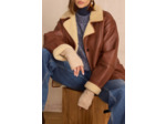 Manteau en cuir DEBBIE
