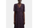 Robe Longue Manches Courtes black / pink